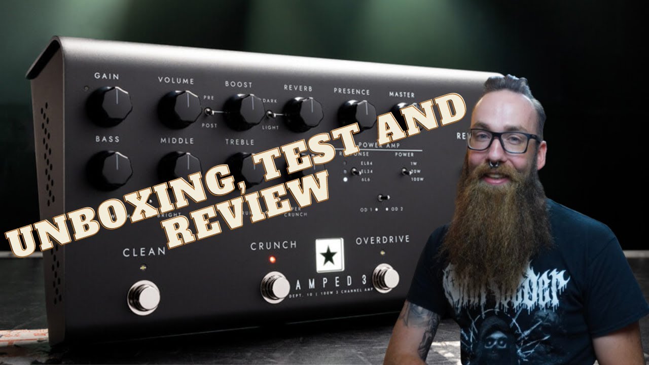 BLACKSTAR AMPED 3 UNBOXING AND REVIEW