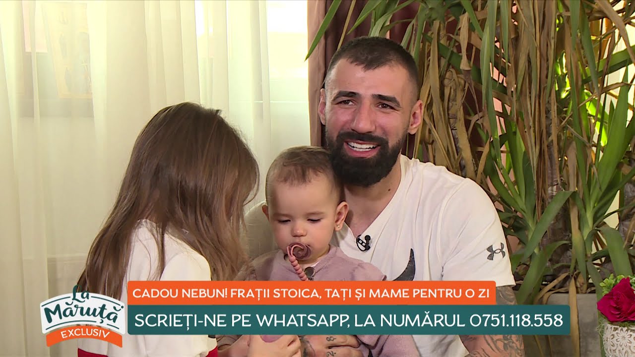Cadou nebun! Frații Stoica, tați și mame pentru o zi