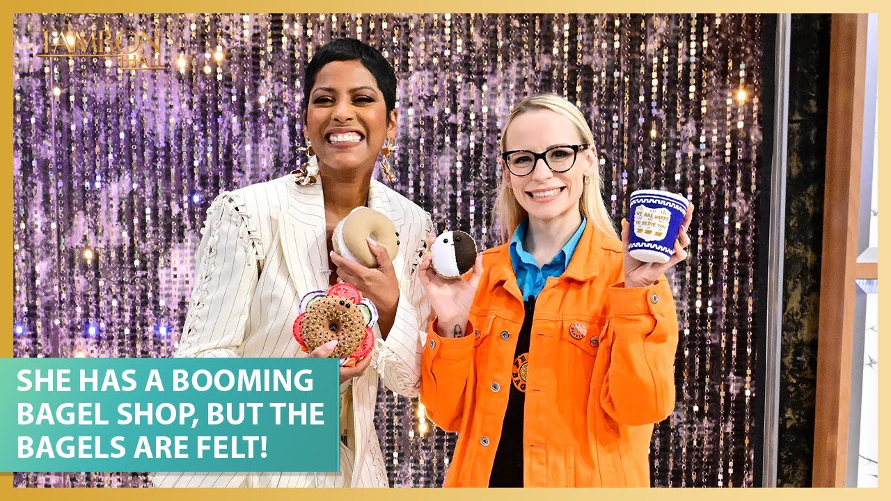 She Has A Booming Bagel Shop, But the Bagels Are Made of Felt!