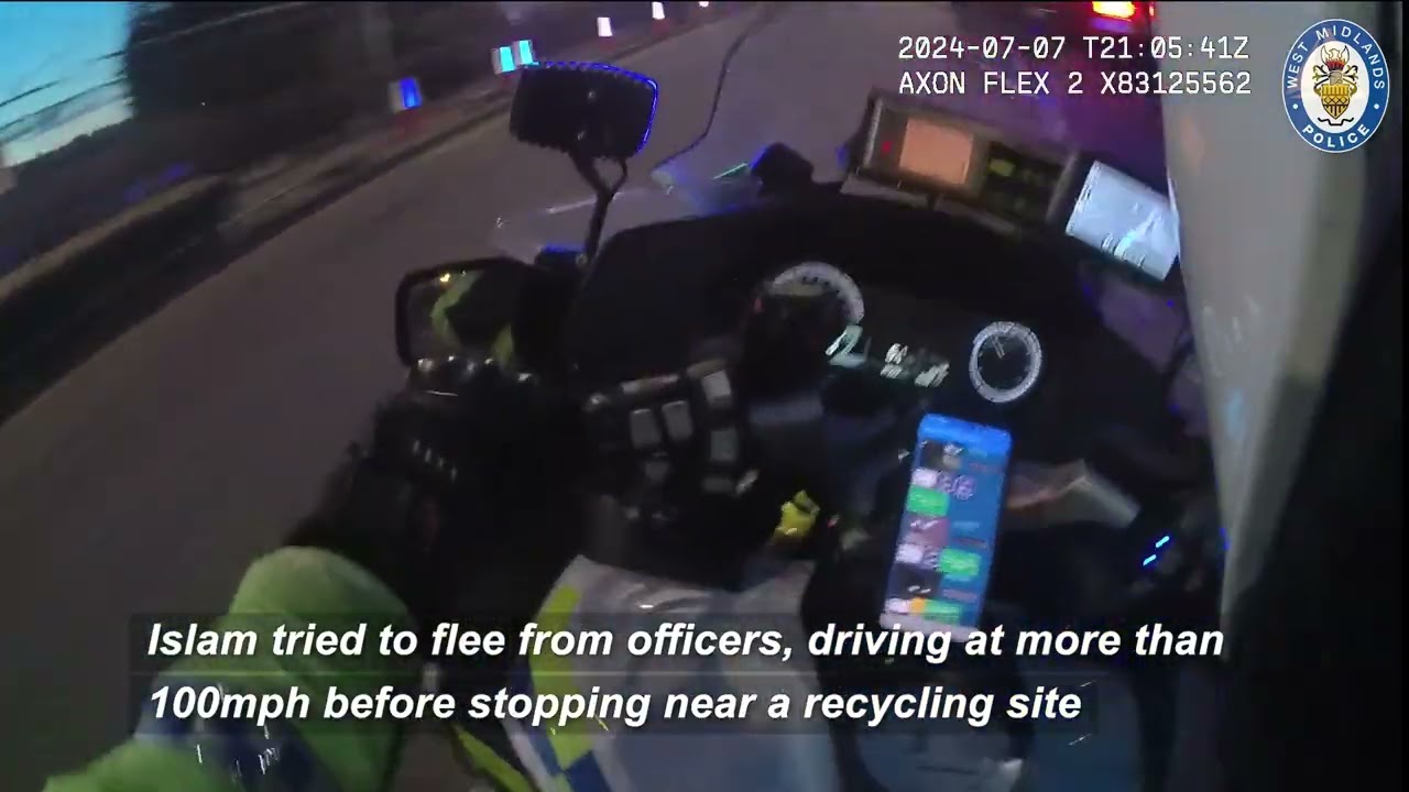 Op Hercules: Birmingham man jailed after 100mph police chase