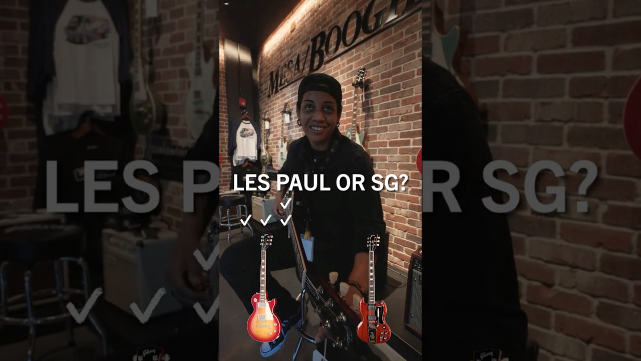 Would YOU choose a Gibson Les Paul or Gibson SG?