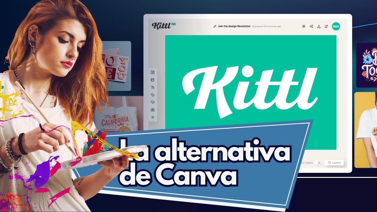 Una alternativa de Photoshop y Canva - Descubre KITTL y Crea Diseños Profesionales rápidamente