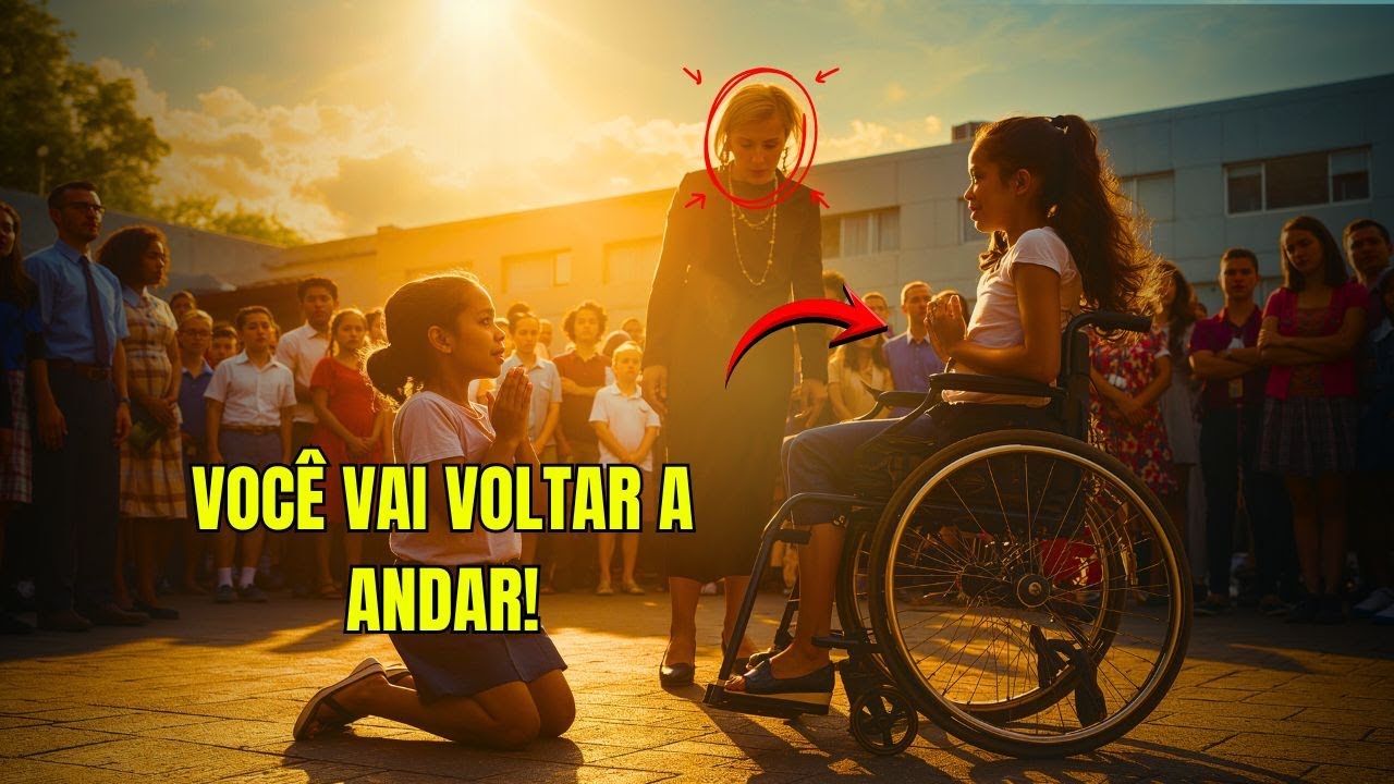 DEUS VAI MOSTRAR QUEM MANDA — A diretora RIU até ver a menina ANDAR na frente da escola