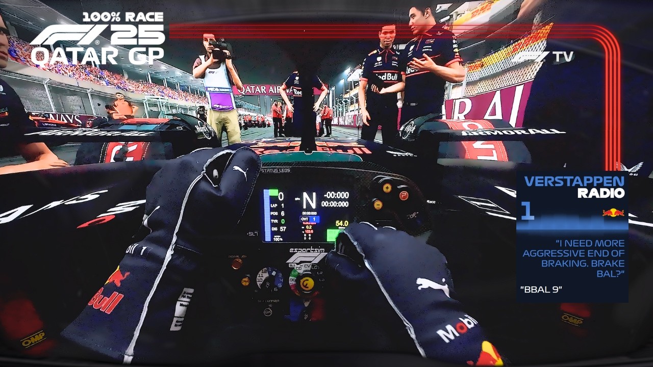 ULTRA REALISTIC F1 25 -  Max Verstappen Red Bull RB21 Qatar GP