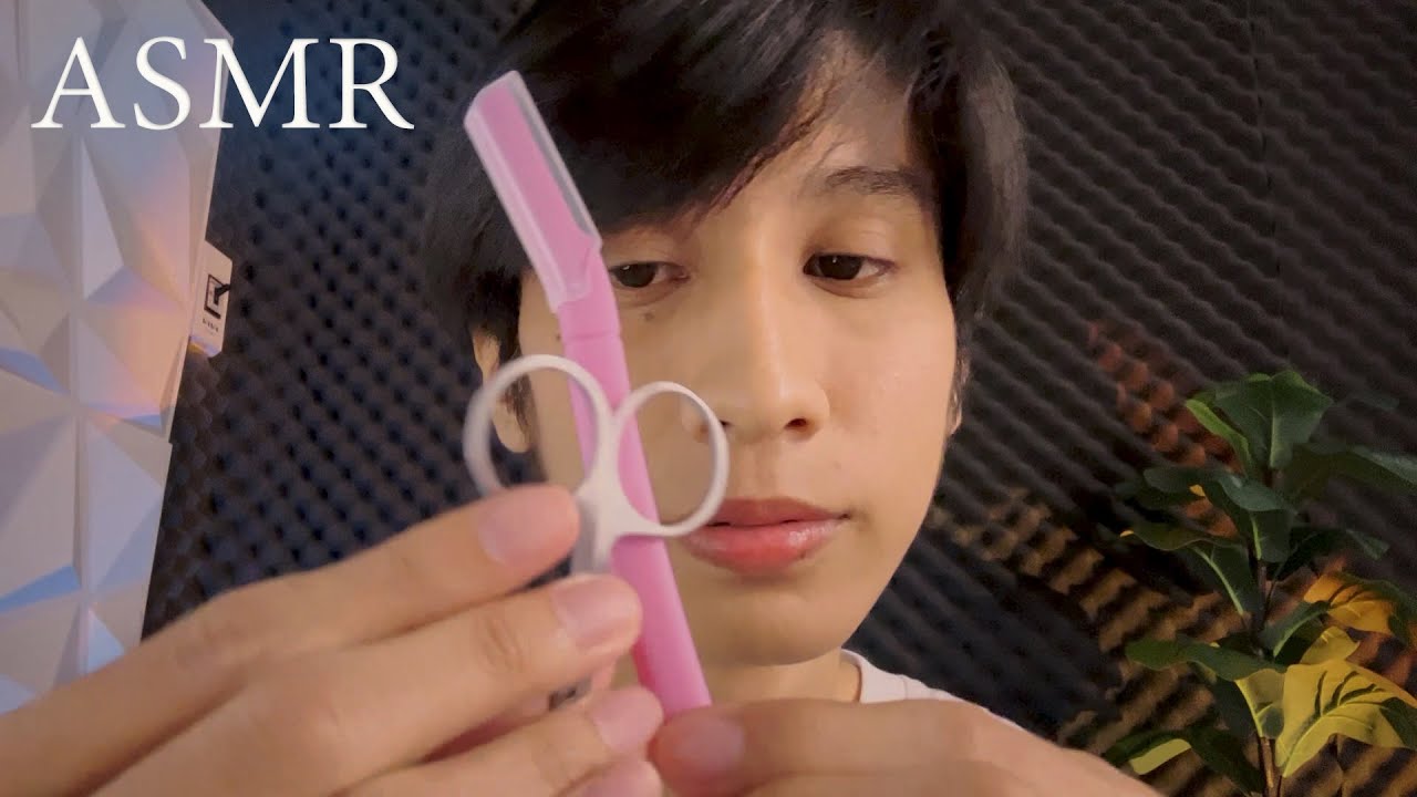 ASMR Ear Cleaning / Shaving พี่ชายจะกันขน ดูแลหูภายนอกของน้องเอง (Roleplay)