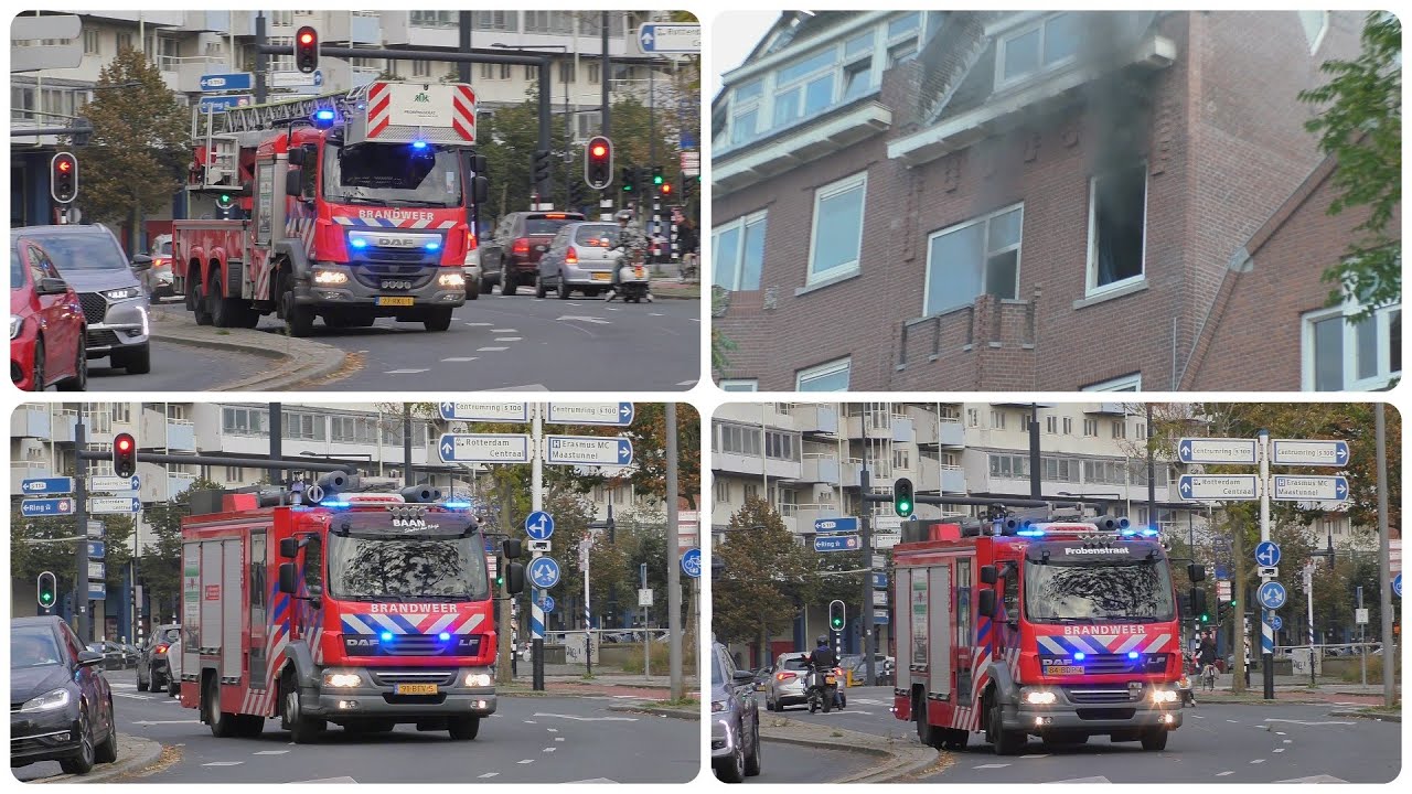 Keukenbrand in Rotterdam-Noord - Brandweer met spoed onderweg!