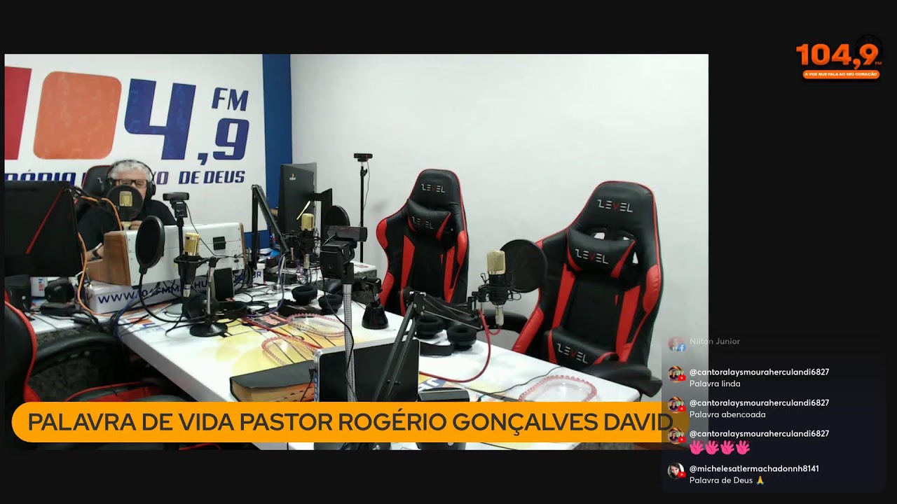 PALAVRA DE VIDA  PASTOR ROGÉRIO GONÇALVES DAVID
