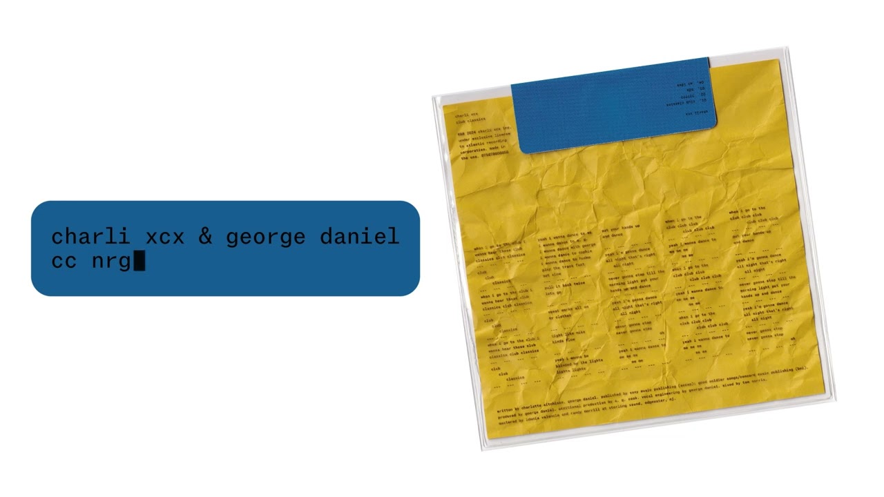 Charli xcx & George daniel - CC NRG [Vinyl Rip]