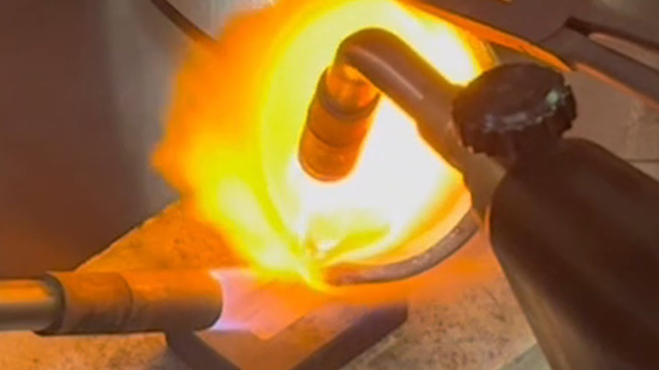 Melting Silver Crystals to Pour a Silver Bar