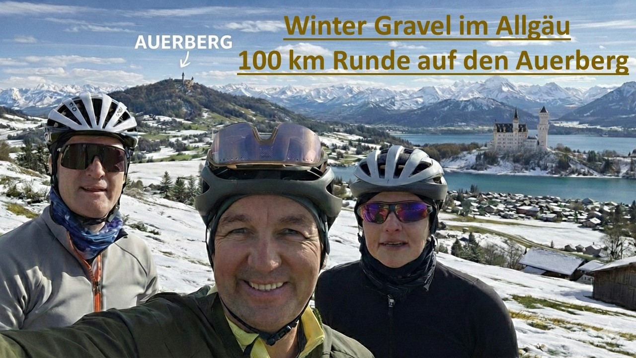 Winter Gravel im Allgäu - 100km Runde auf den Auerberg