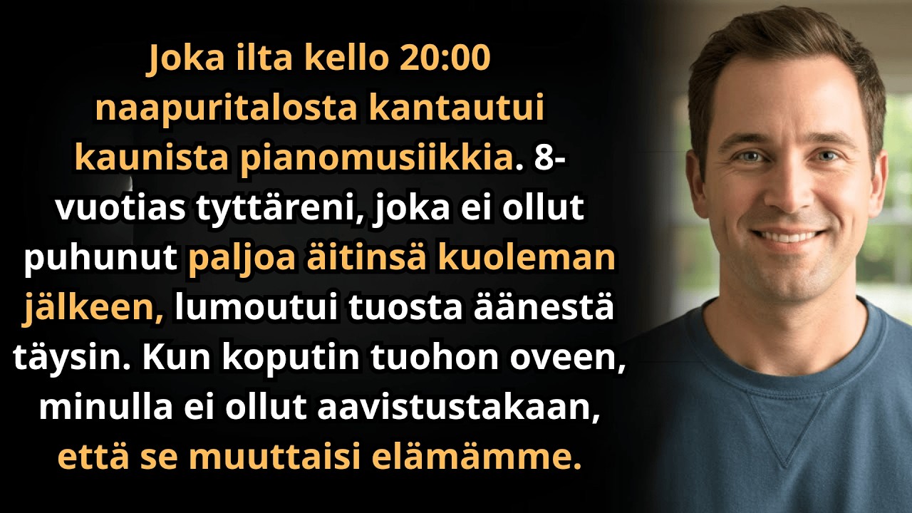 Joka ilta kuulin pianomusiikkia naapurista. Sitten tyttäreni pyysi saada oppia soittamaan pianoa.