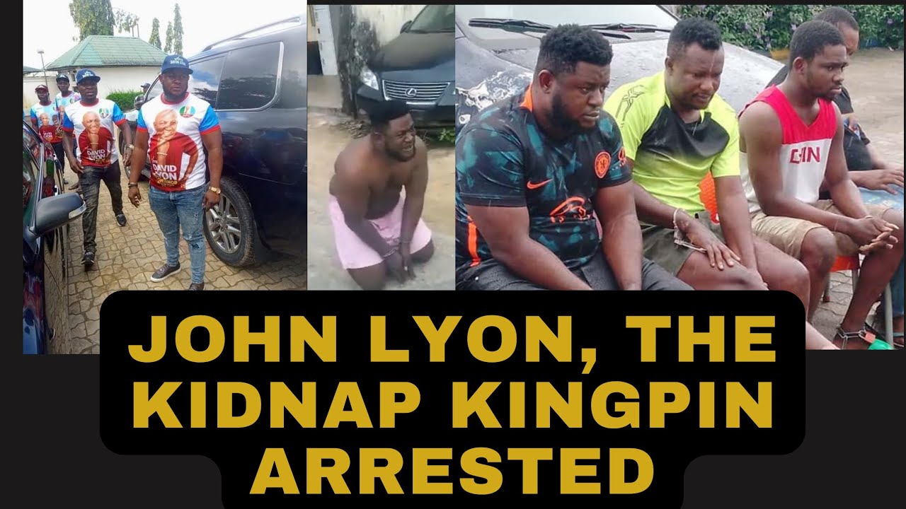 John Lyon, The Kidnap Kingpin Arrested, Weeps in Police Custody #johnlyon #kidnapping #arrested