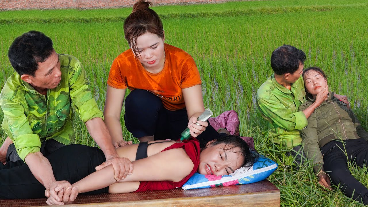 Nightmare: Father and Daughter Took Care of Trinh After Being Attacked by Bad Guys / Garden life