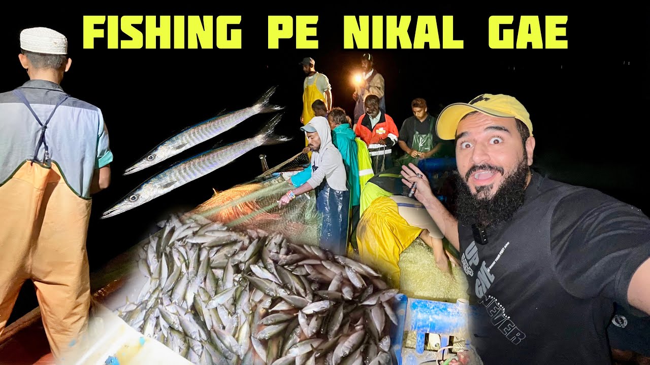 Puri raat gehrey samandar me fishing ki 😳🐟 konsi fishes pakri ?