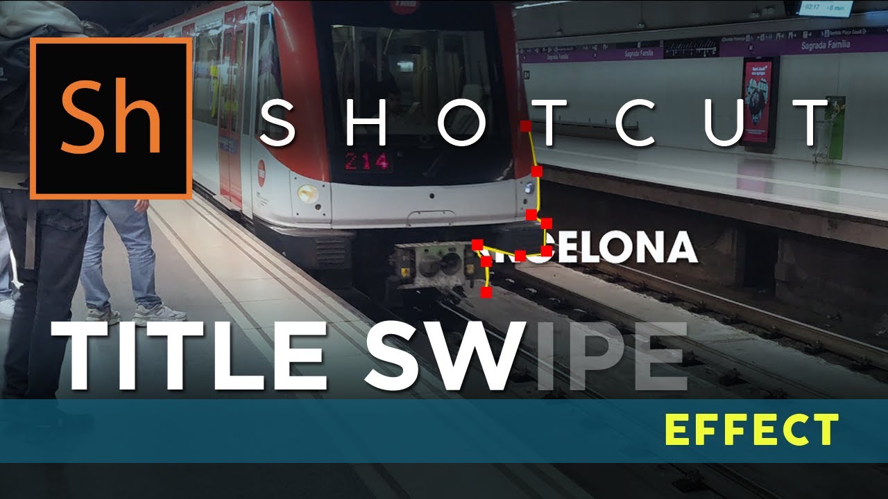 BTS: Spain Travel Video - Title Screen Swipe Technique Using Shotcut and Glaxnimate