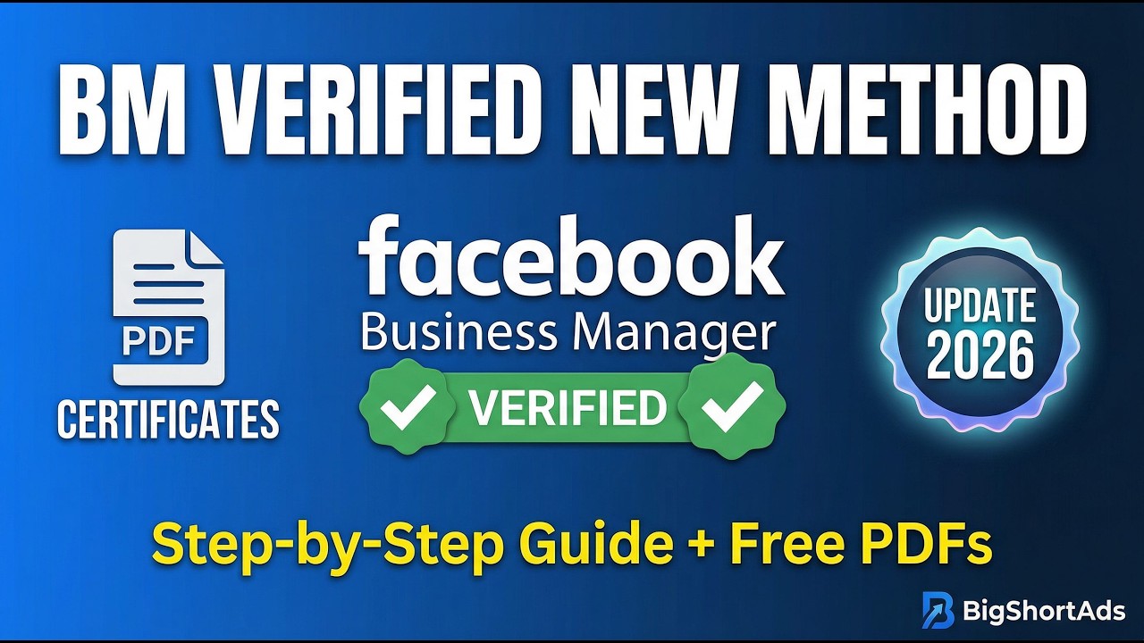 Facebook Business Manager Verification 2026 | Safe Scaling Strategy That Actually Works