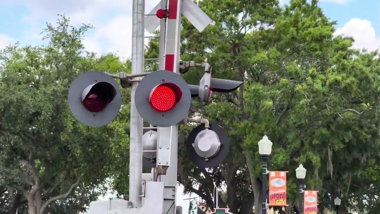 Amtrak Train Rolling through Downtown Plant City 21!