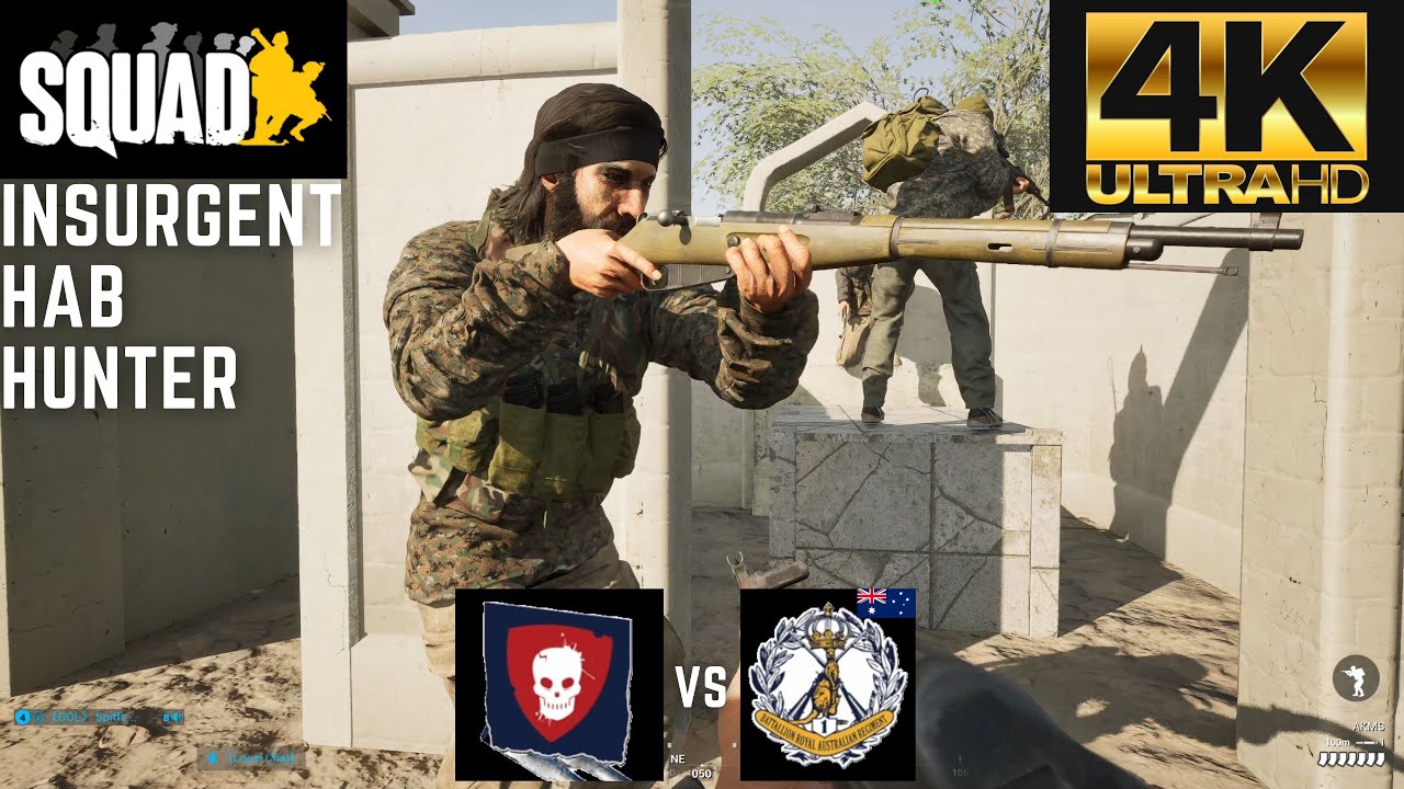 Squad - Insurgent HAB Hunter - Fallujah - (4K)