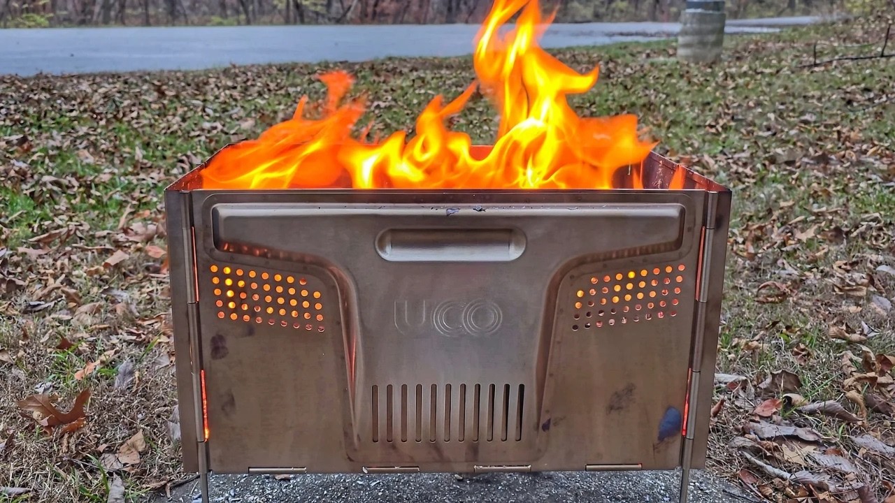 UCO Flatpack Smokeless Firepit And Grill & A Thanksgiving Meal!