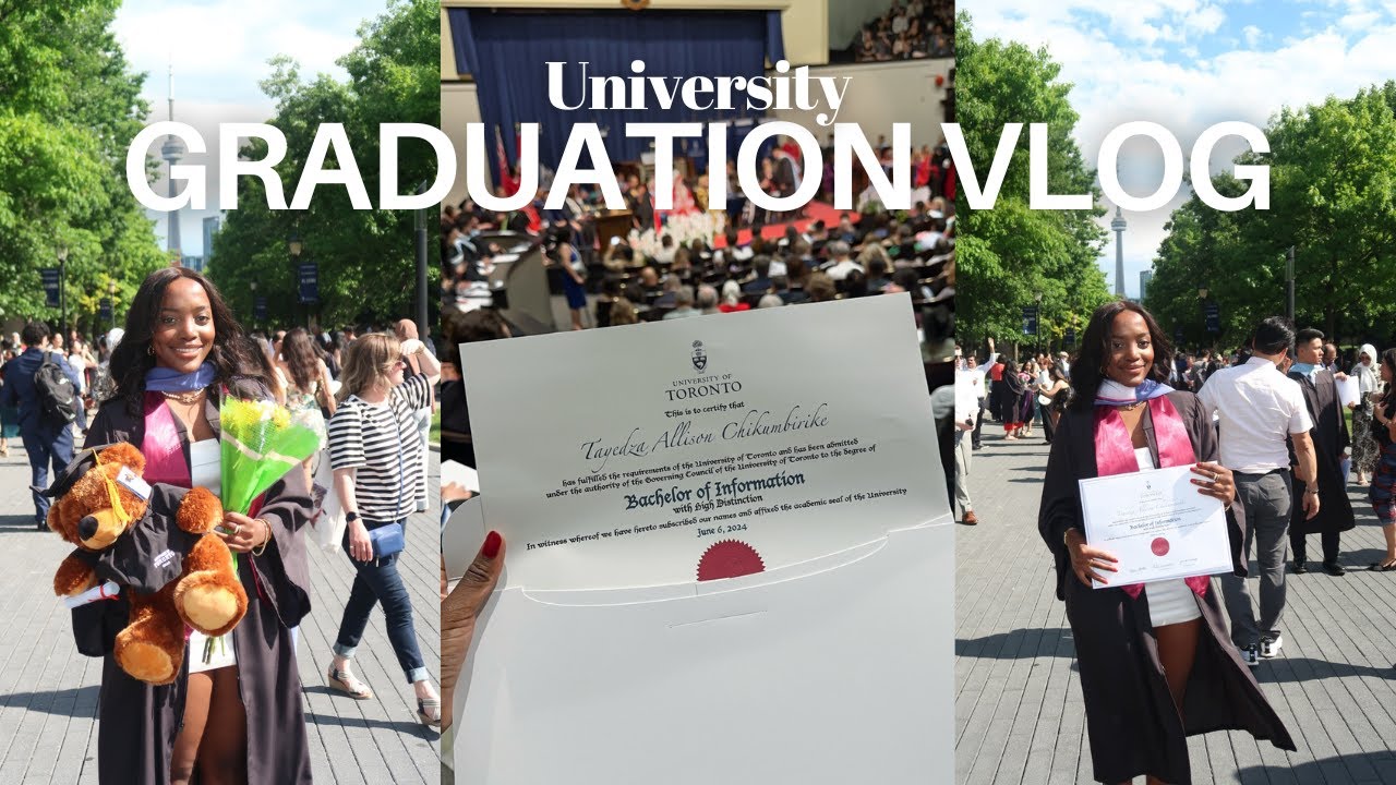 UOFT GRADUATION VLOG | recap, grwm, ceremony etc. (7 months later...)
