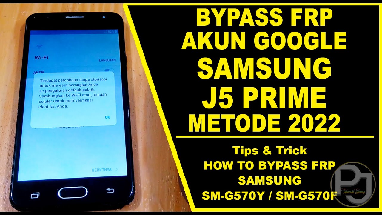 Cara Bypass Akun Google Samsung J5 Prime SM-G570 Tanpa PC | Trik Android 7 Nougat