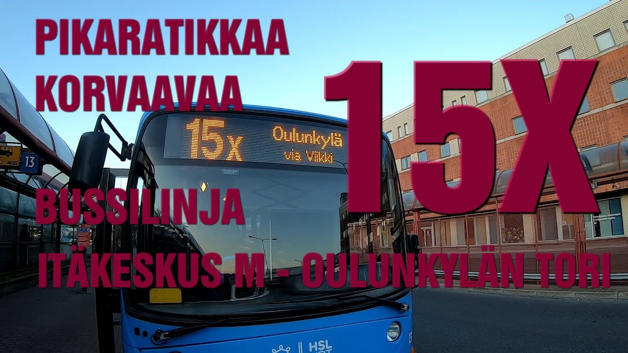 HSL erikois bussilinja 15X