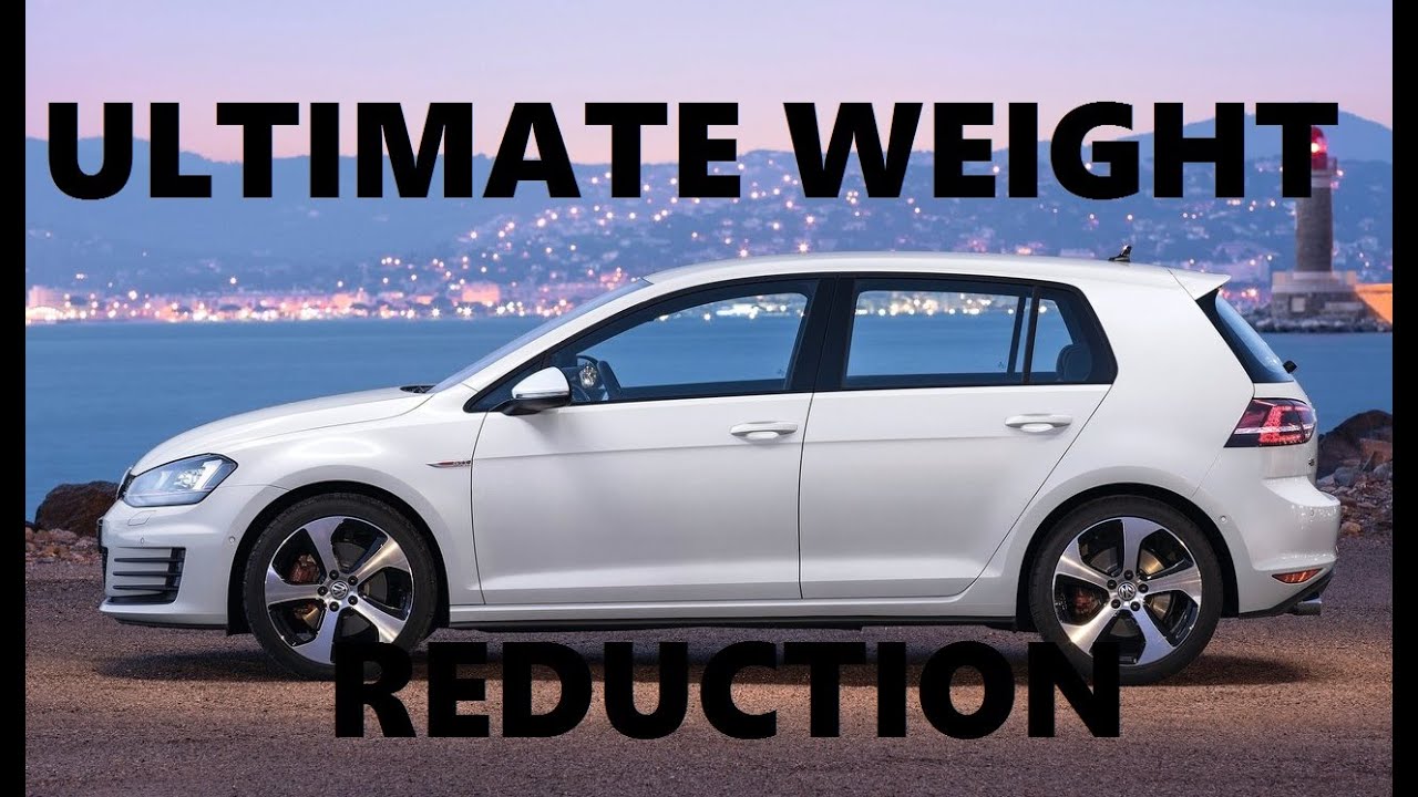 The Ultimate Weight Reduction Modification.