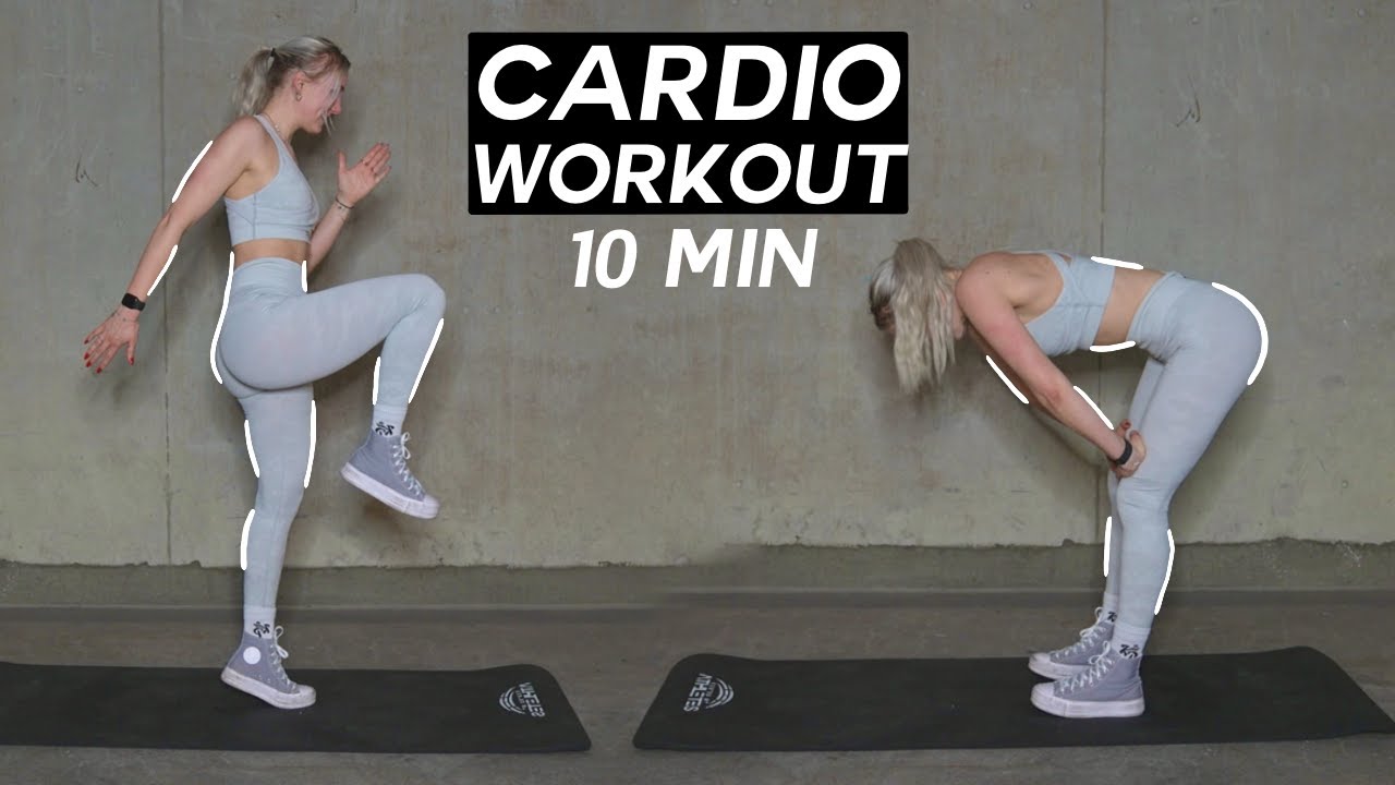 10 MINUTES HIIT CARDIO WORKOUT! no equipment! #42