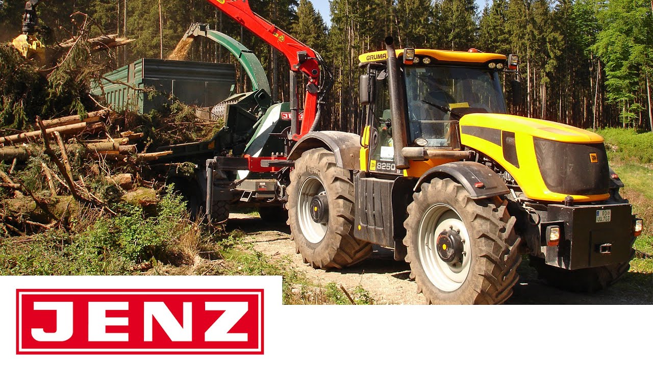 JENZ HEM 581 Z + JCB Fastrac 8250