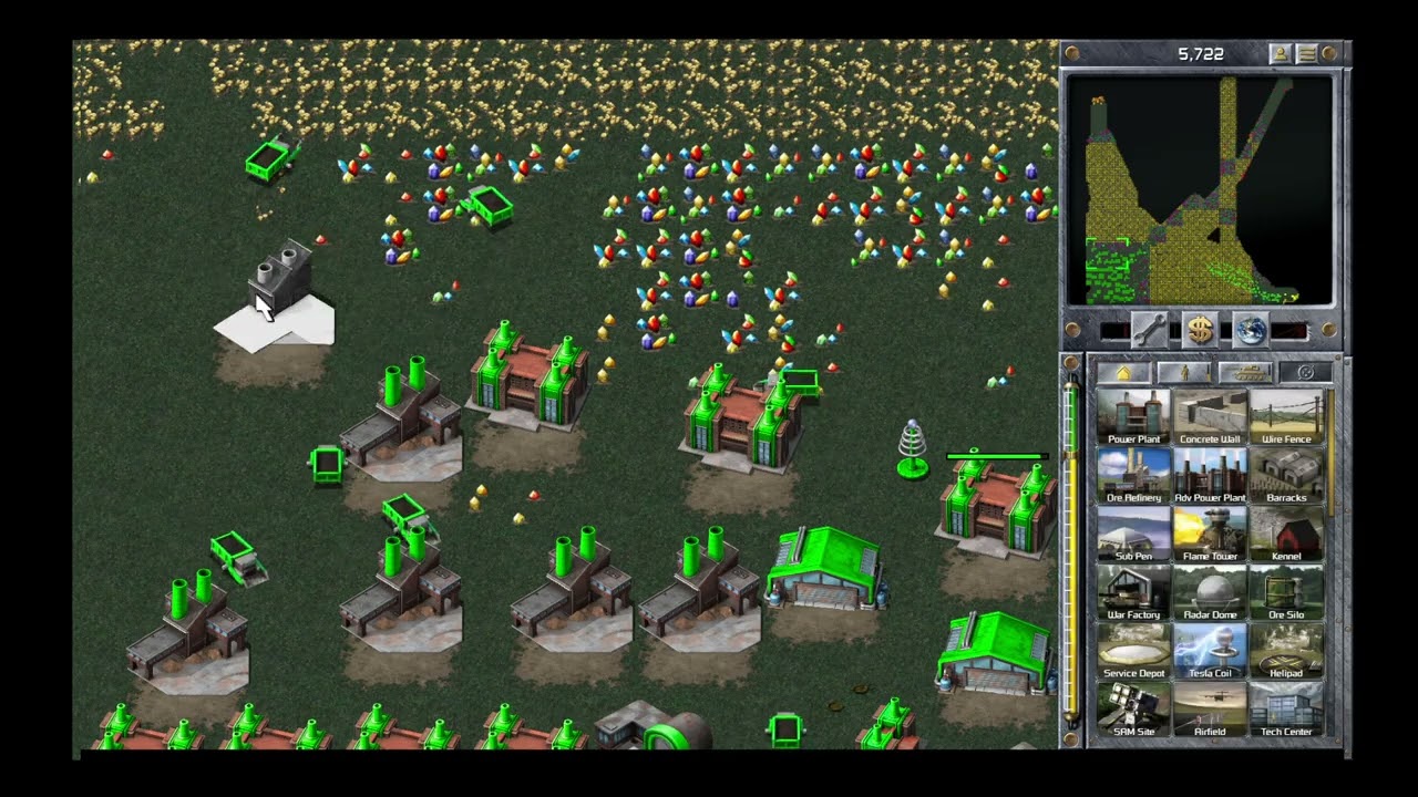 NEW MAP 1v3 Hard Ai Command and Conquer Red Alert Remastered 2025-225