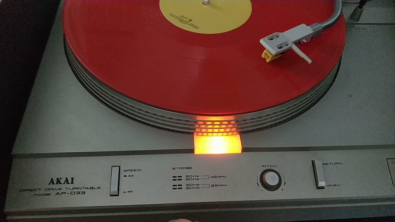 AKAI Direct Drive Turntable AP-D33 - Speed Issue