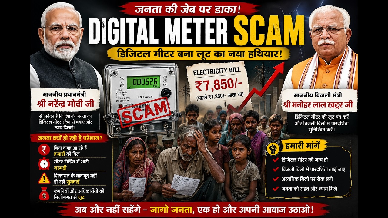 Smart Meter Scam? India&rsquo;s Electricity  Explained High Bill Truth Solar Solution & Middle Class Shock