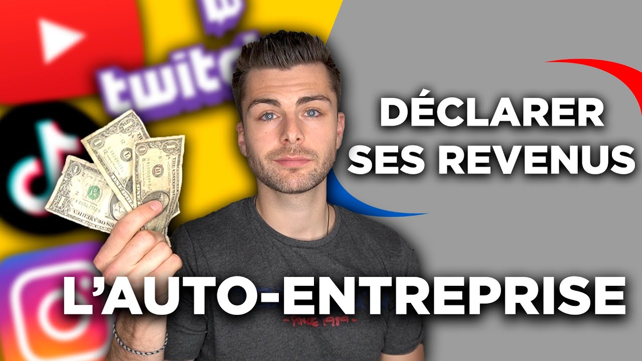 DÉCLARER SES REVENUS YOUTUBE / INSTAGRAM / TIKTOK / TWITCH - Auto-entreprise - TestNologie