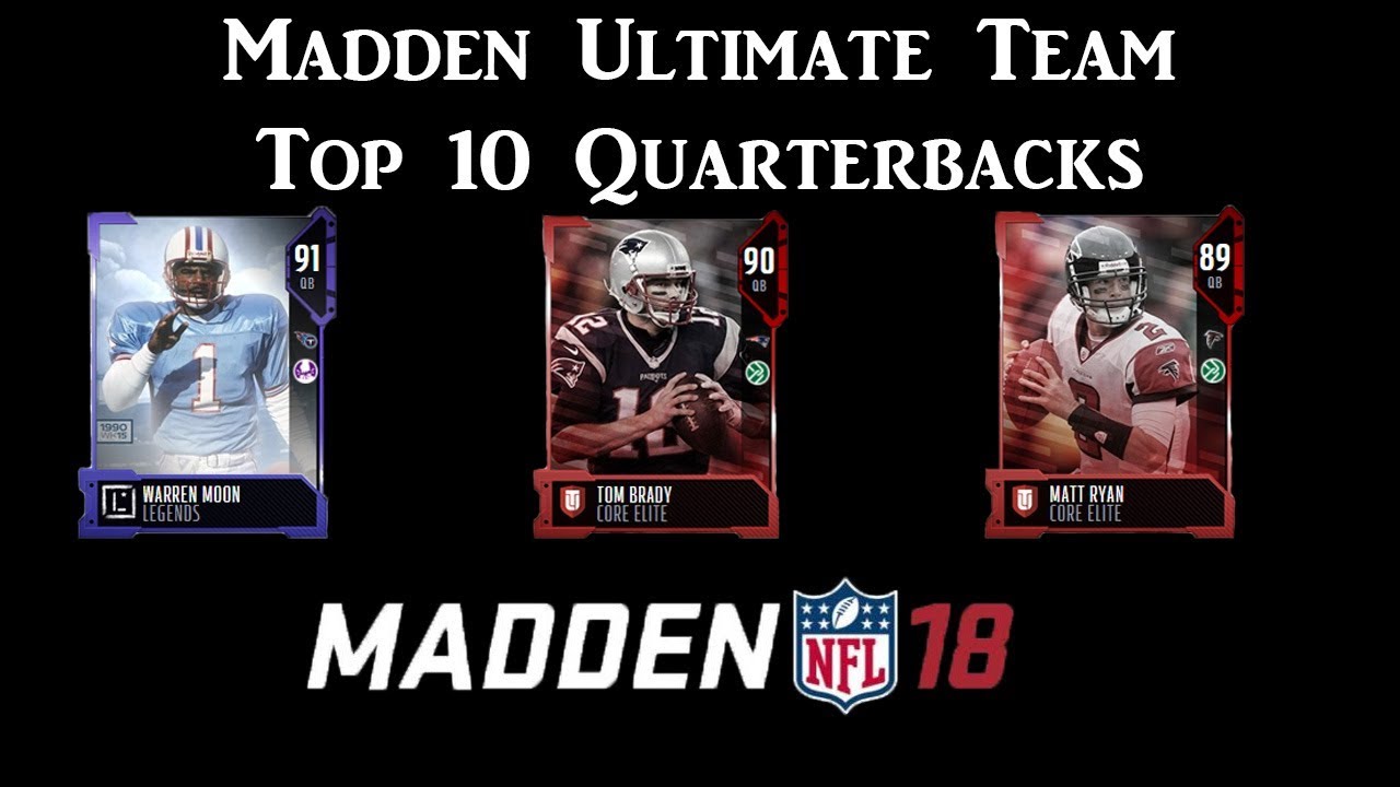 MUT 18 Top 10 Quarterbacks