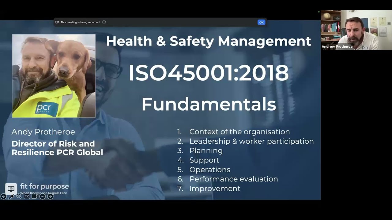 Introduction to ISO 45001