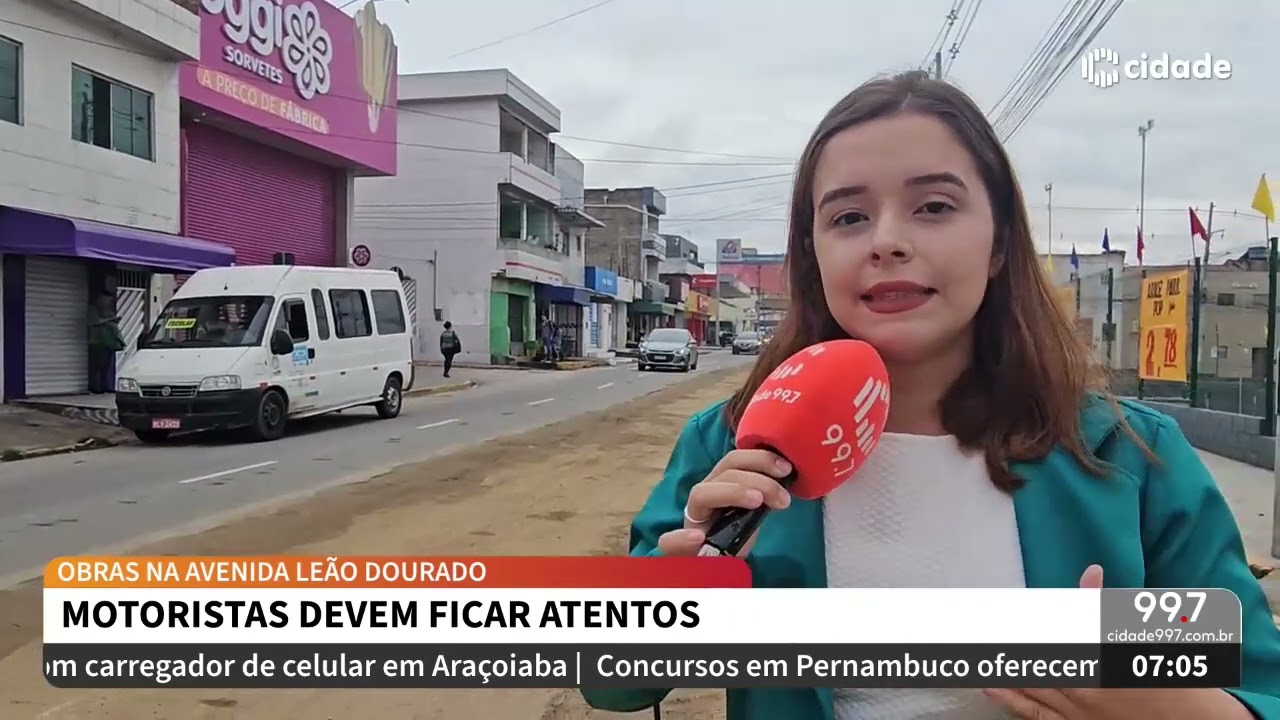 Manhã Cidade - 02.03.26 - Av. Leão Dourado segue com pontos de interdição devido obras