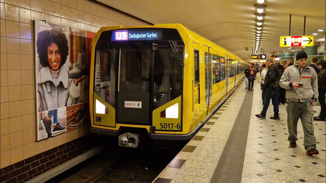Mitfahrt in der U9 von Berliner Straße bis Zoologischer Garten im H97 5017-6