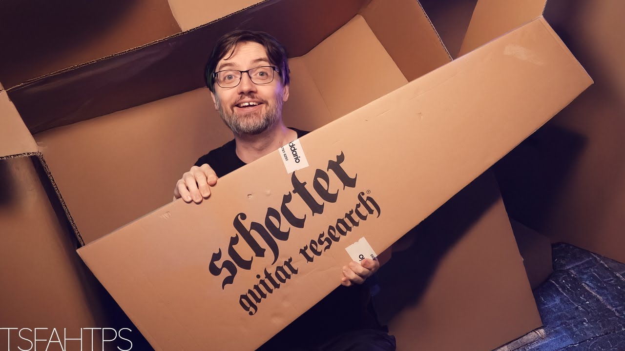 Let's get a GUITAR out of a box - Schecter PT Fastback Unboxing & First Look