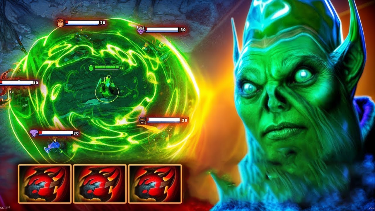 Unkillable Necrophos with x3 Hearts🔥🔥🔥34Kills Raid Boss Mode  Dota 2