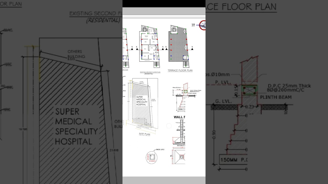 FIRE NOC DRAWING KAISE BNTI HAI KYA KYA SHOW KRNA PADTA HAI ! #architecture #construction
