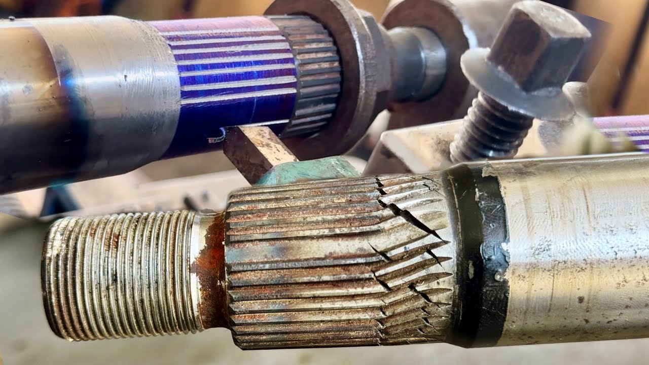 Steering box rocker shaft repair process that will be used again for a long time…