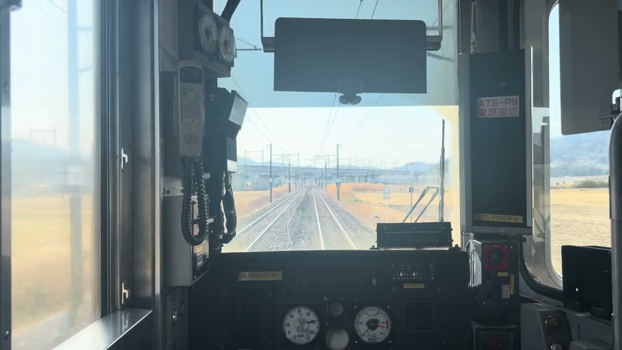 【運転台後方展望】東北本線　越河→白石