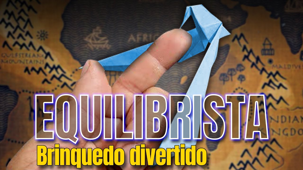 Pássaro de Origami que se Equilibra pelo Bico 🐦✨