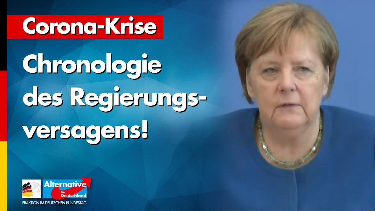 Chronologie des Regierungsversagens in der Corona-Krise! - AfD-Fraktion im Bundestag