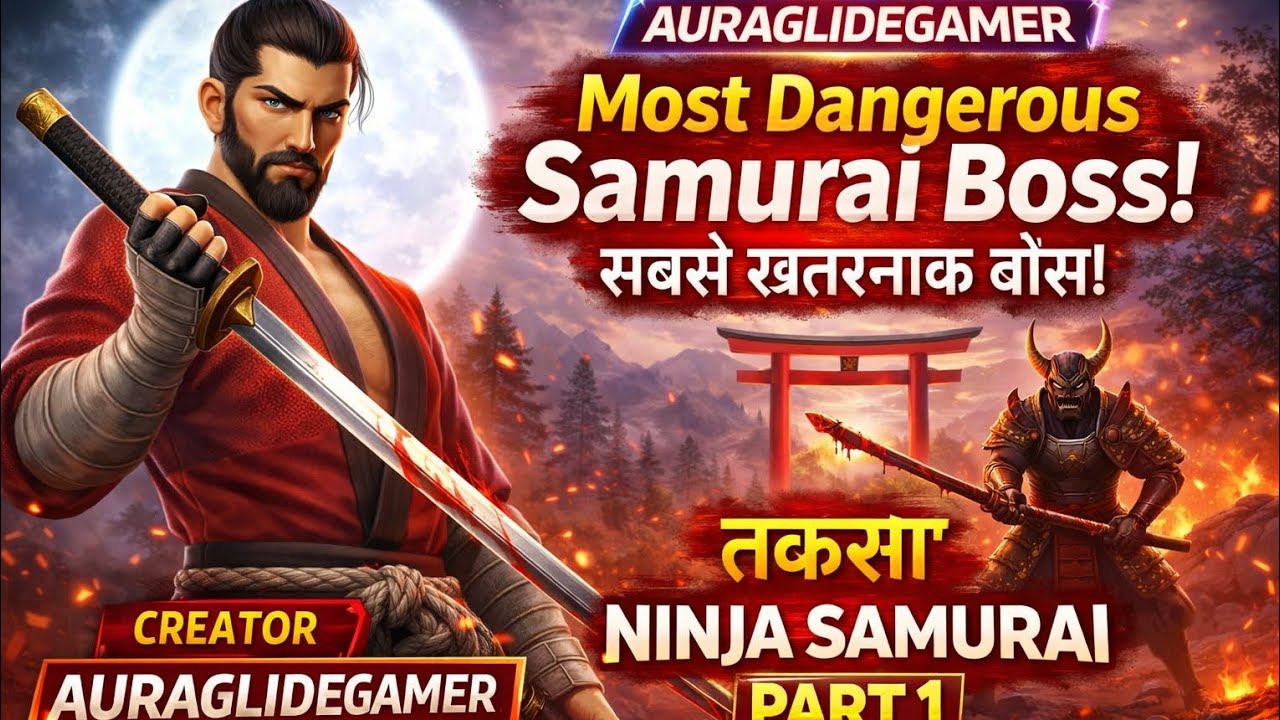 Takashi the samurai Game video cerete by (@Auraglidegamer)