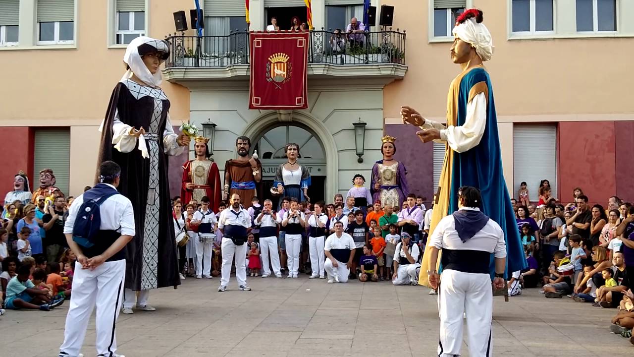 Colla de Geganters de Badalona. Riprunel·la a Sta Coloma de Gramanet