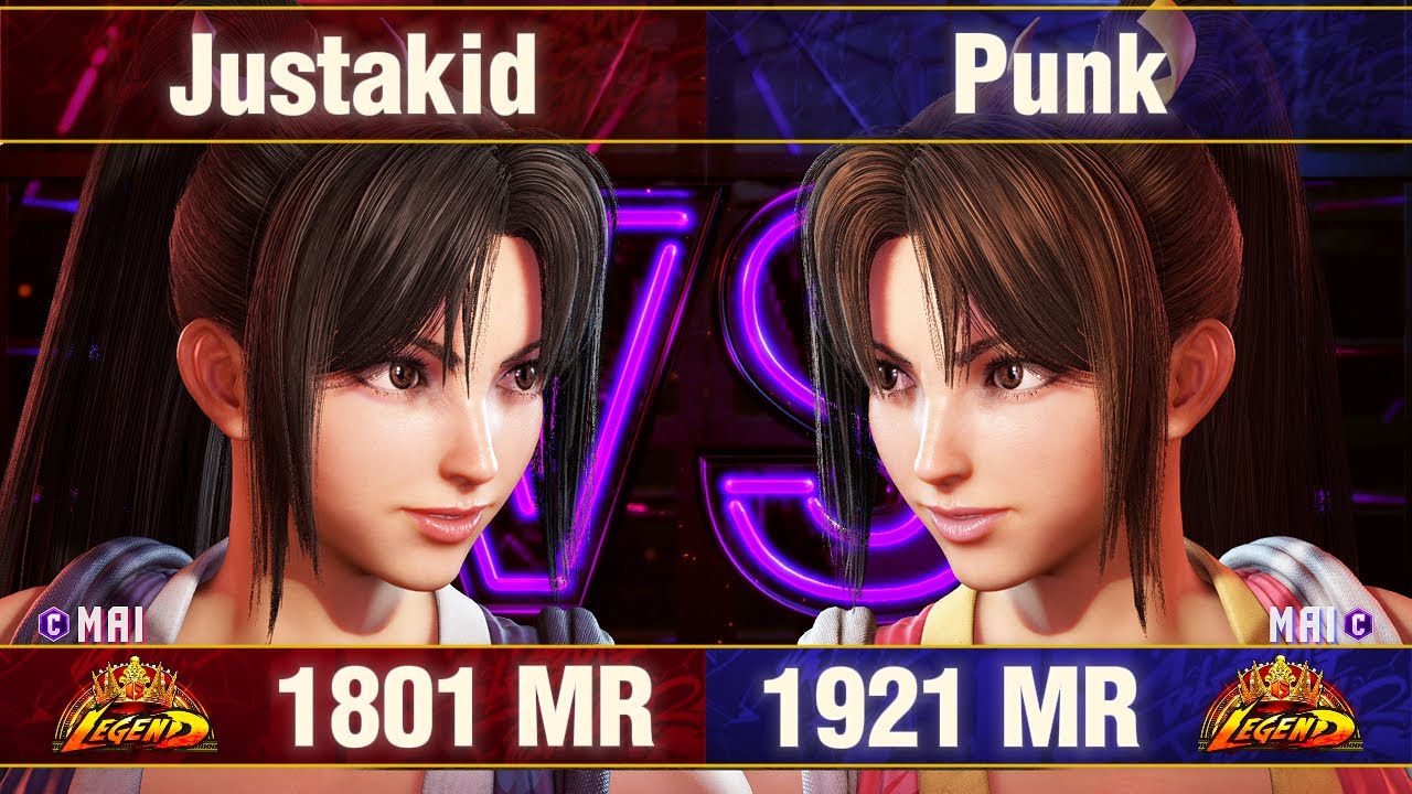 【スト6】Justakid vs パンク (不知火舞 vs 不知火舞) SF6 Justakid vs Punk (Mai vs Mai)