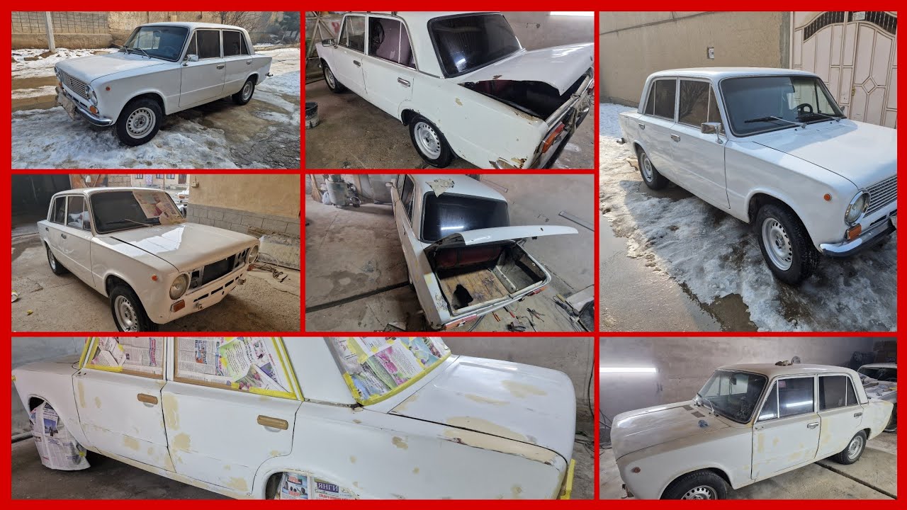 Jiguli vaz 2101 yengil asvijit qilip berdik #automobile #live #rek #ваз2106 #ваз2103 #vaz2101
