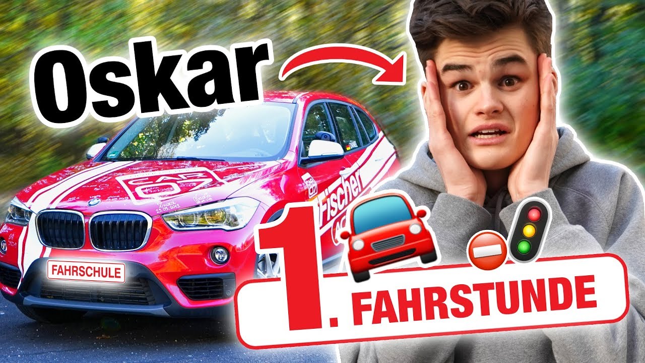 Erste Fahrstunde mit Oskar 😱 | Fischer Academy