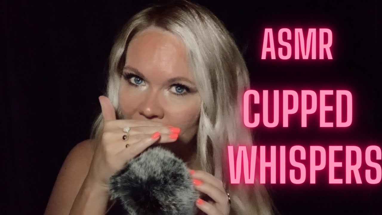 ASMR Cupped Whispers with Mic Fluffing #ASMR